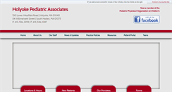 Desktop Screenshot of holyokepediatrics.com